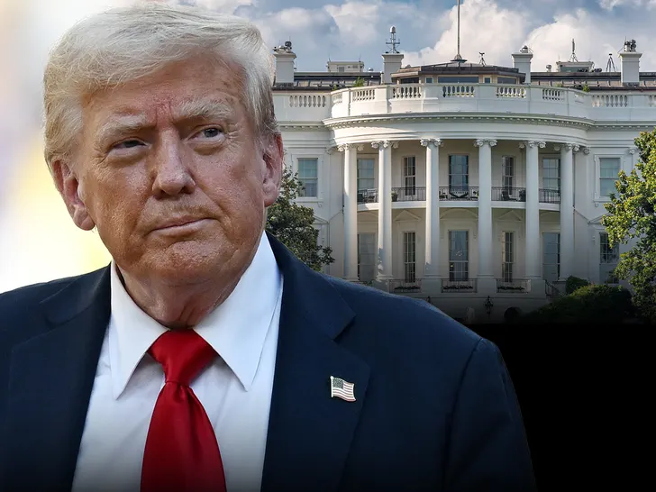 White House exterior with digital timeline overlay highlighting past administrations’ controversies