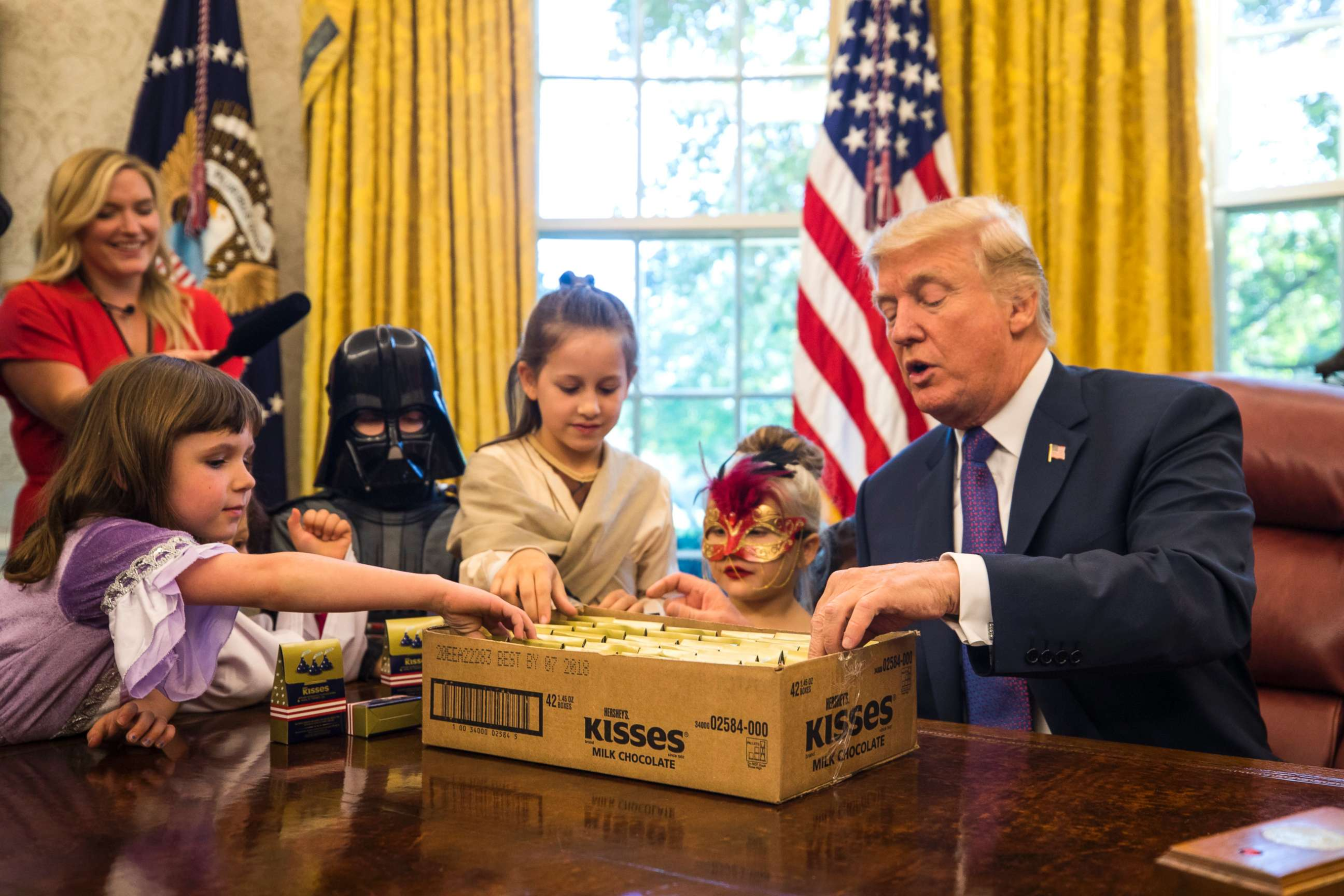 Trump Shares Adorable Moment with Kids in Oval Office