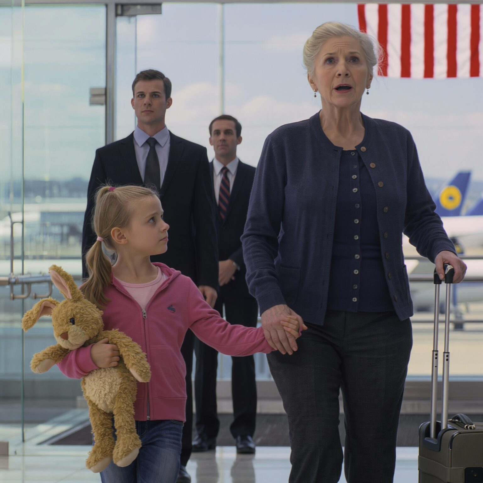 My Granddaughter Begged Me to Leave the Airport After My Son’s Plane Took Off