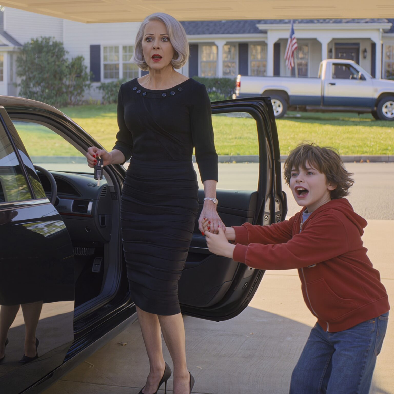 “Grandma… Don’t Start the Car” — The Cry That Stopped Everything