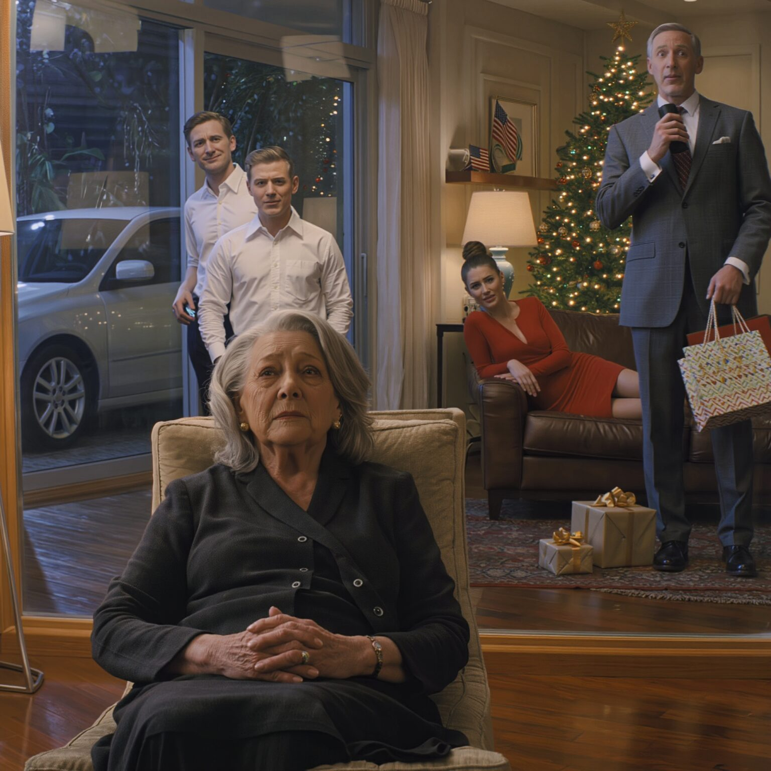 On Christmas morning, my brother arrived at my house with gift bags and a question: “Where’s your mother?” The truth he heard — that I had kicked her out because “she was just taking up space” — opened a wound that changed the day and reshaped everything I thought family meant.