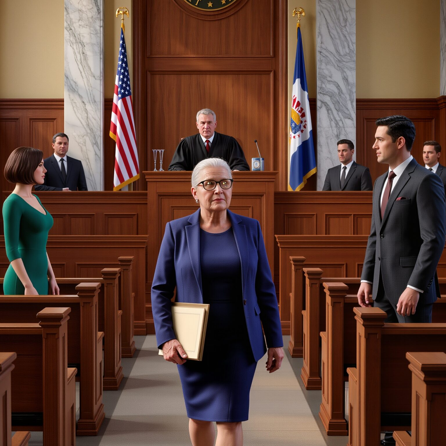 When the Judge Looked Up and Whispered, “It’s Her…” — My Daughter Emily’s Smirk Didn’t Just Fade, It Cracked Like Glass Under Pressure