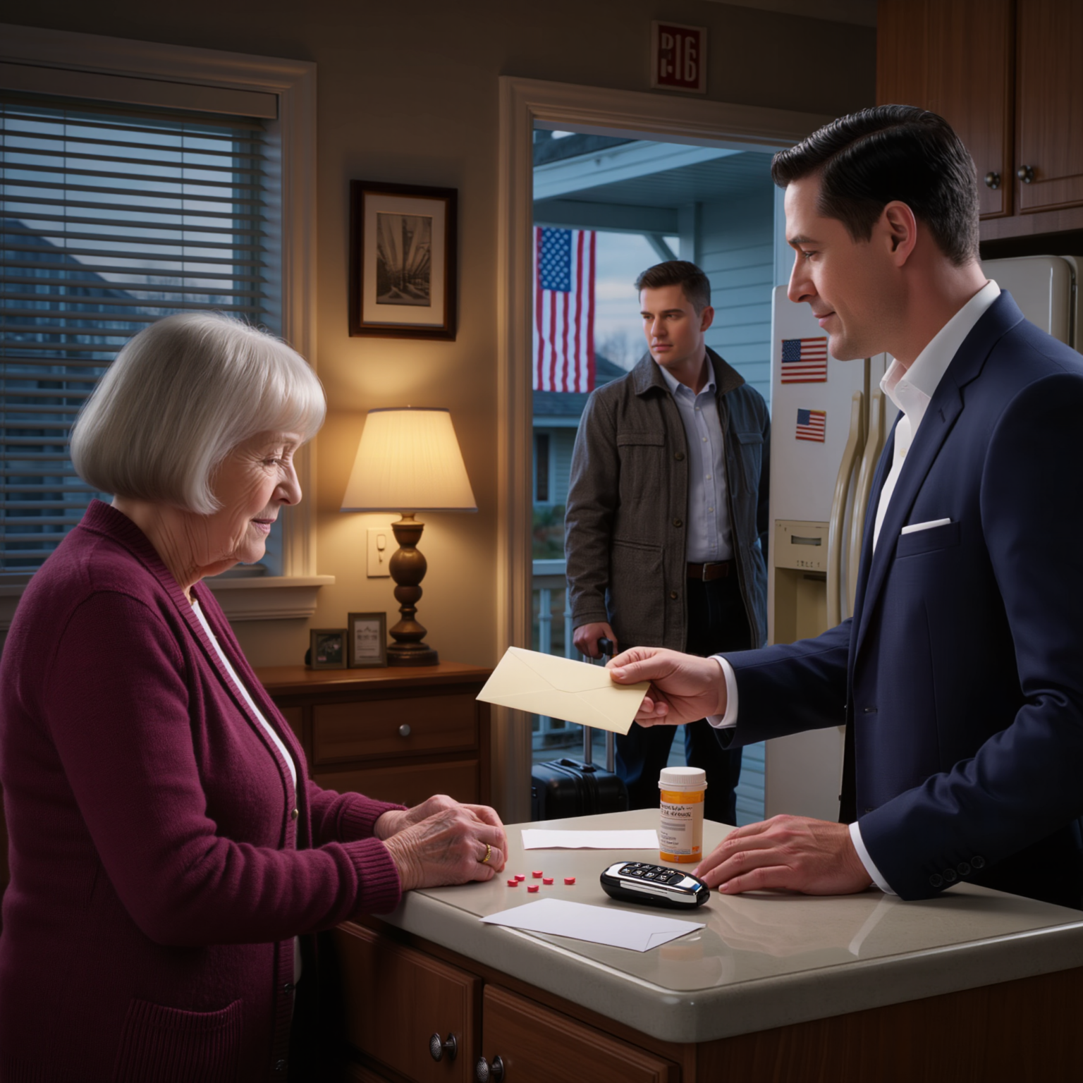 I Thought My Son Was Saving Me With a $1,000 Envelope Every Month — Until I Fainted in a Grocery Aisle in Columbus. My Grandson Flew Home for Thanksgiving and One Polite Question He Asked Changed Everything.