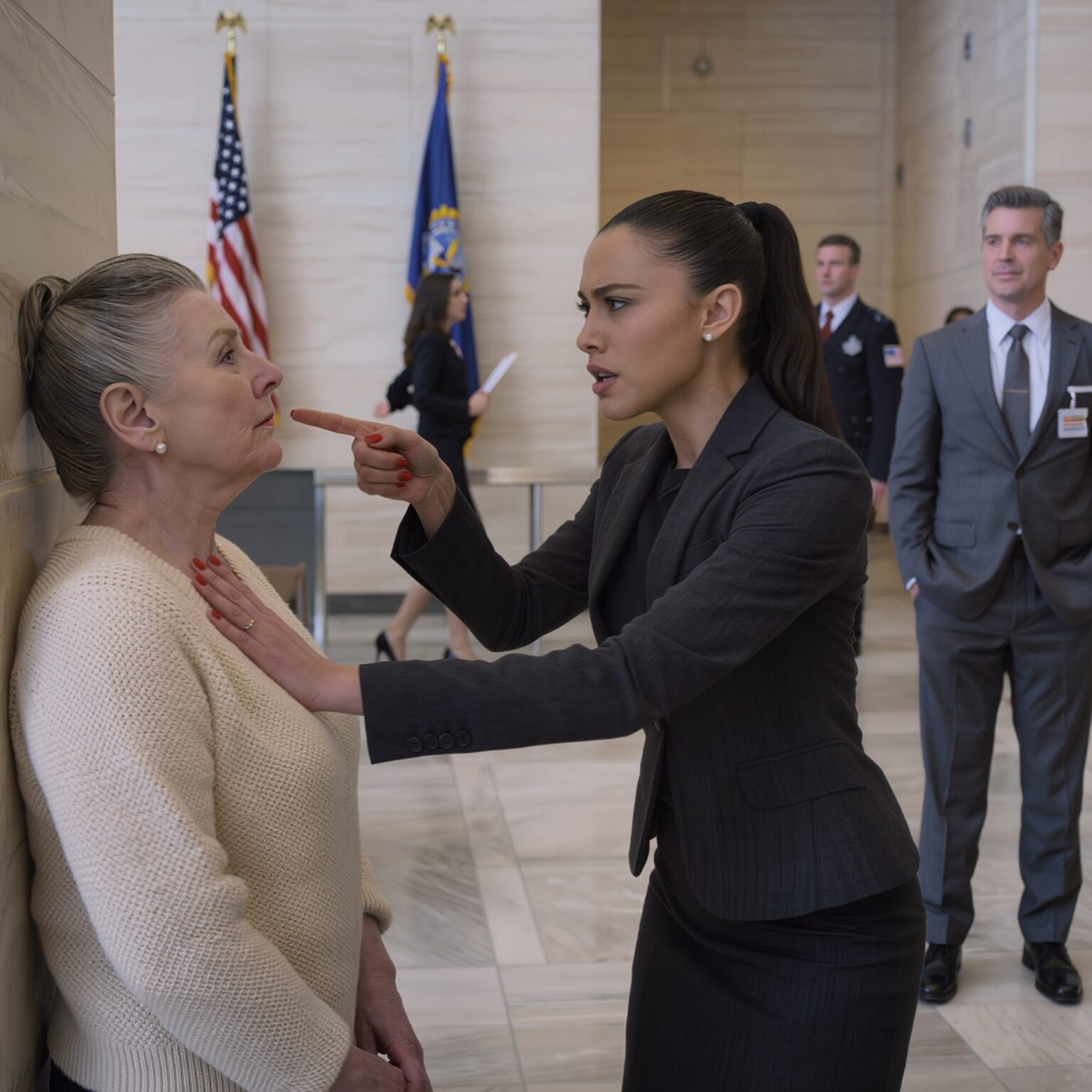 My Daughter-in-Law Shoved Me Against the Courthouse Wall and Called Me a “Filthy Old Woman” in Front of Attorneys and Strangers — While My Own Son Stood a Few Feet Away With His Hands in His Pockets