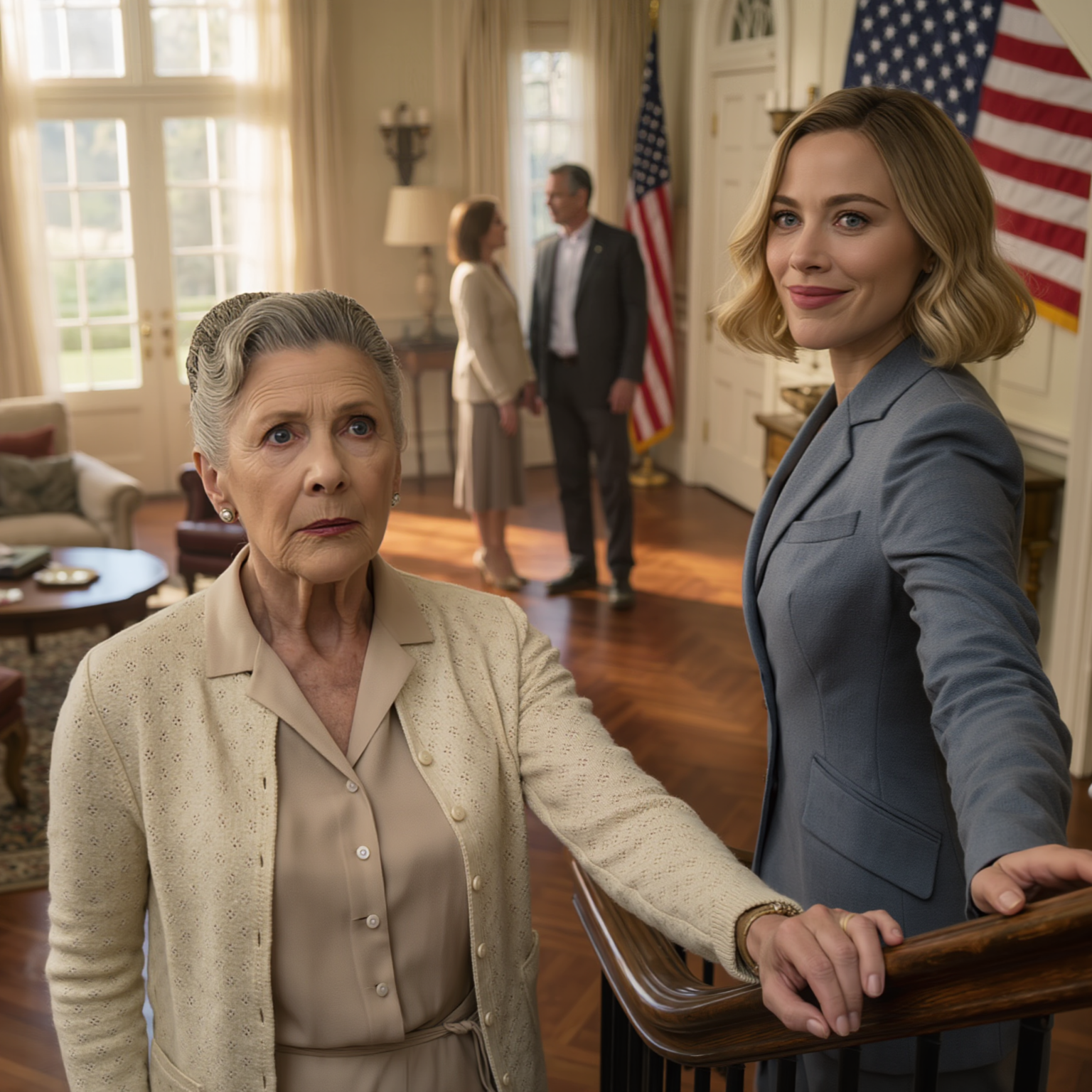 I Came Down the Stairs and Heard Loud Laughter in the Living Room — My Daughter-in-Law Was Giving a Couple a Tour of My House Saying, “This Place Is So Big You Could Get Lost Doing One Lap.”