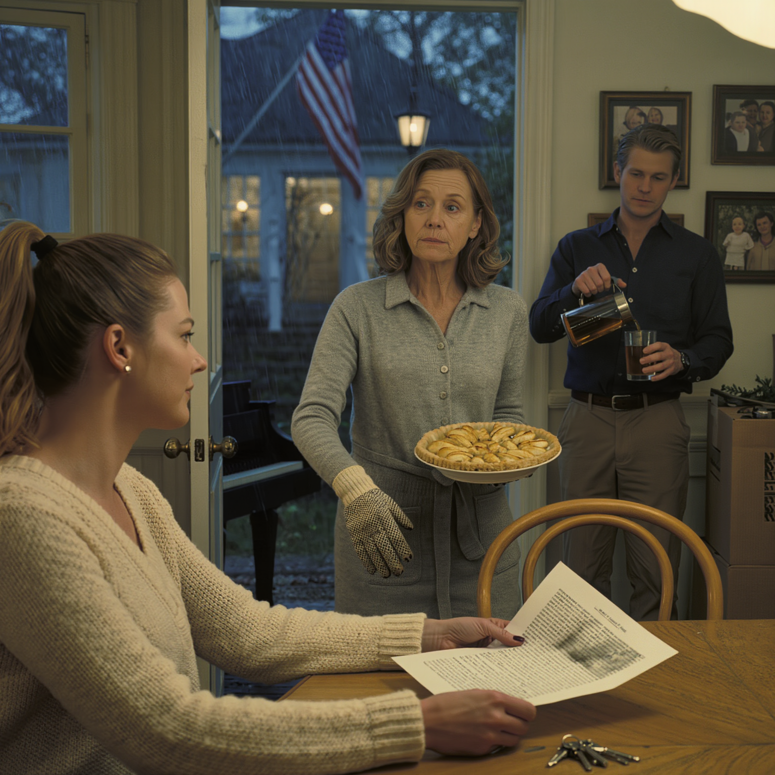 The Day My Son Owen and His Wife Haley Moved Into the Apple Tree House My Husband and I Built — It Didn’t Happen With Shouting or Slammed Doors. It Happened With Beige Paint Swatches.