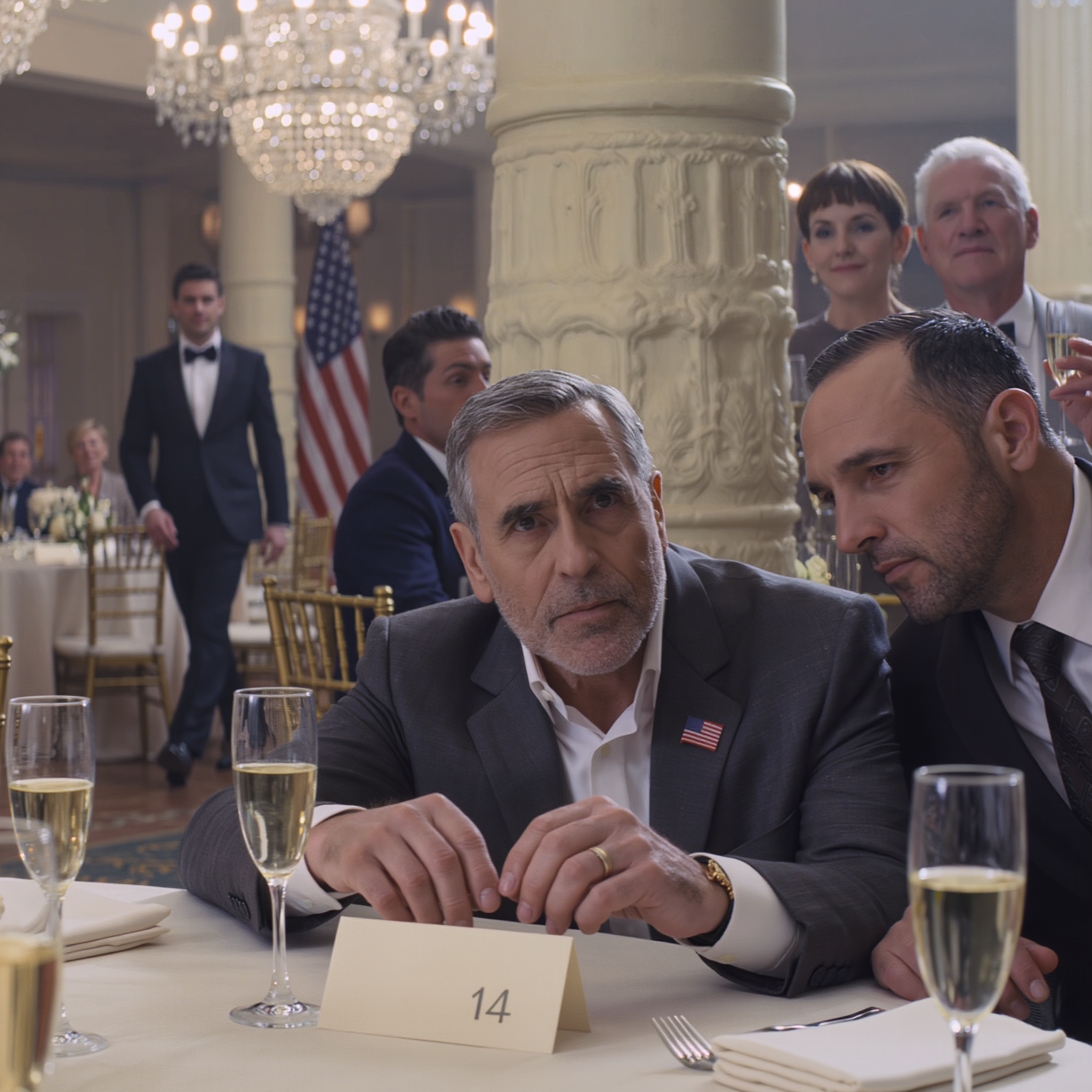 At My Son’s Lavish Wedding Reception — After Raising Him Alone for 28 Years — I Stared at a Place Card That Read “Uneducated, Fake Father” Like a Slap, and the Bride Didn’t Blink