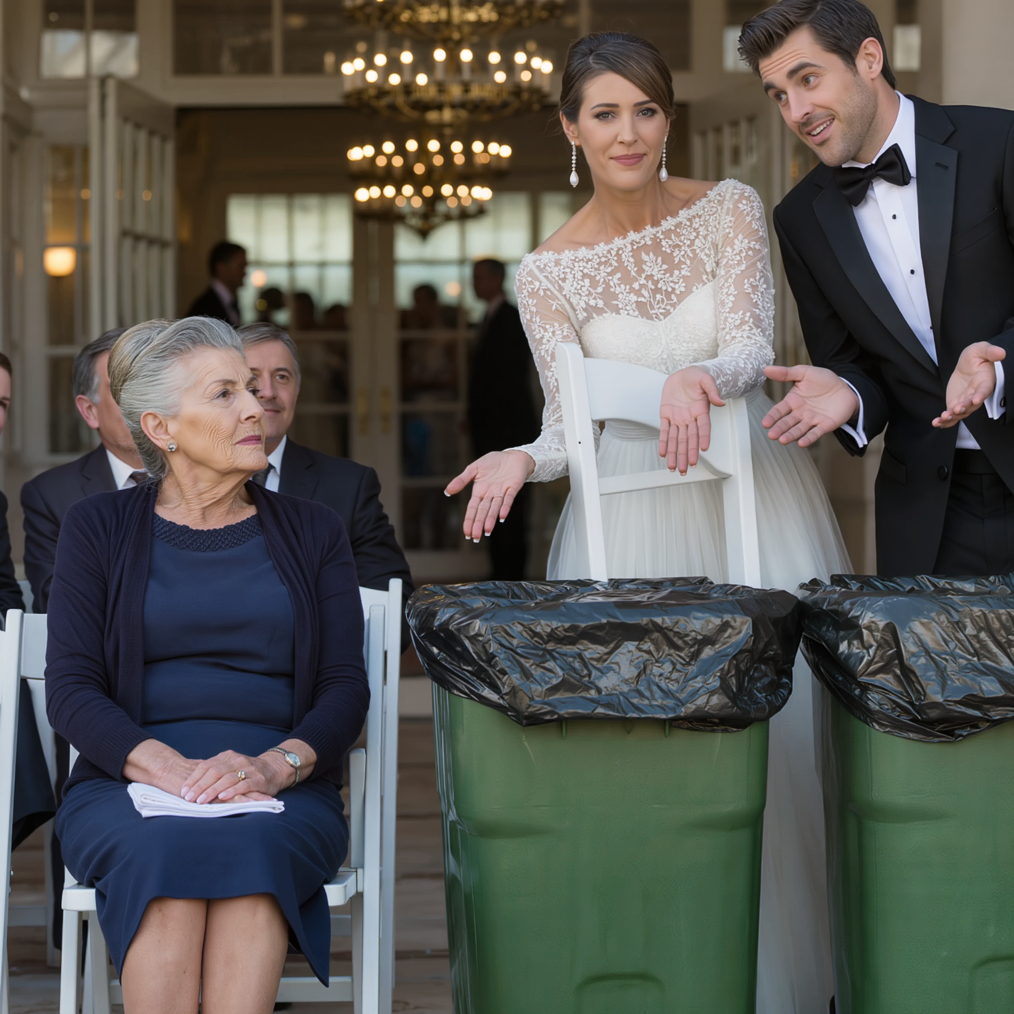 At My Son’s Birthday Dinner, My Daughter-in-Law Led Me to a Chair Beside the Trash Cans and Gave a Thin Smile — “This Is Where You Belong,” She Said — in Front of 60 Guests — and What Happened Next Changed Everything I Thought About Family