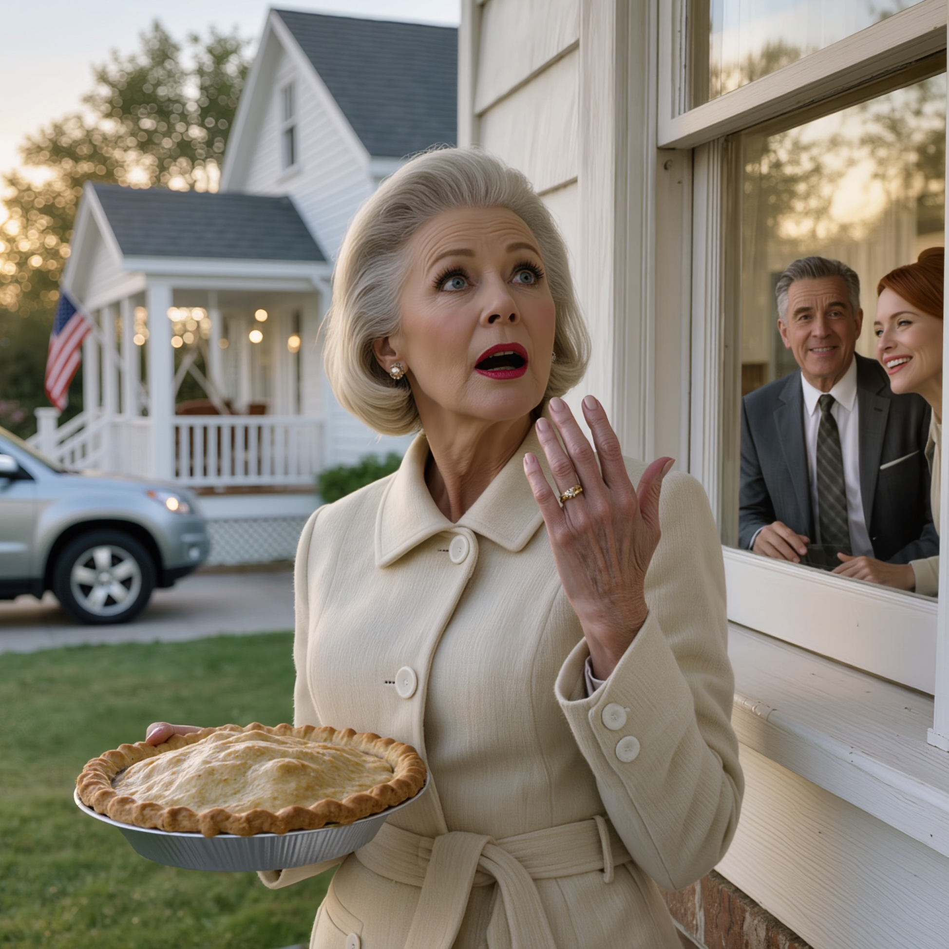 I Decided to Visit My Daughter-in-Law Without Calling First, Thinking It Would Be a Warm Surprise — But I Froze When I Saw My Husband’s Silver SUV Parked Right in Front of Her House, and the Laughter Coming from Inside Shattered My Heart