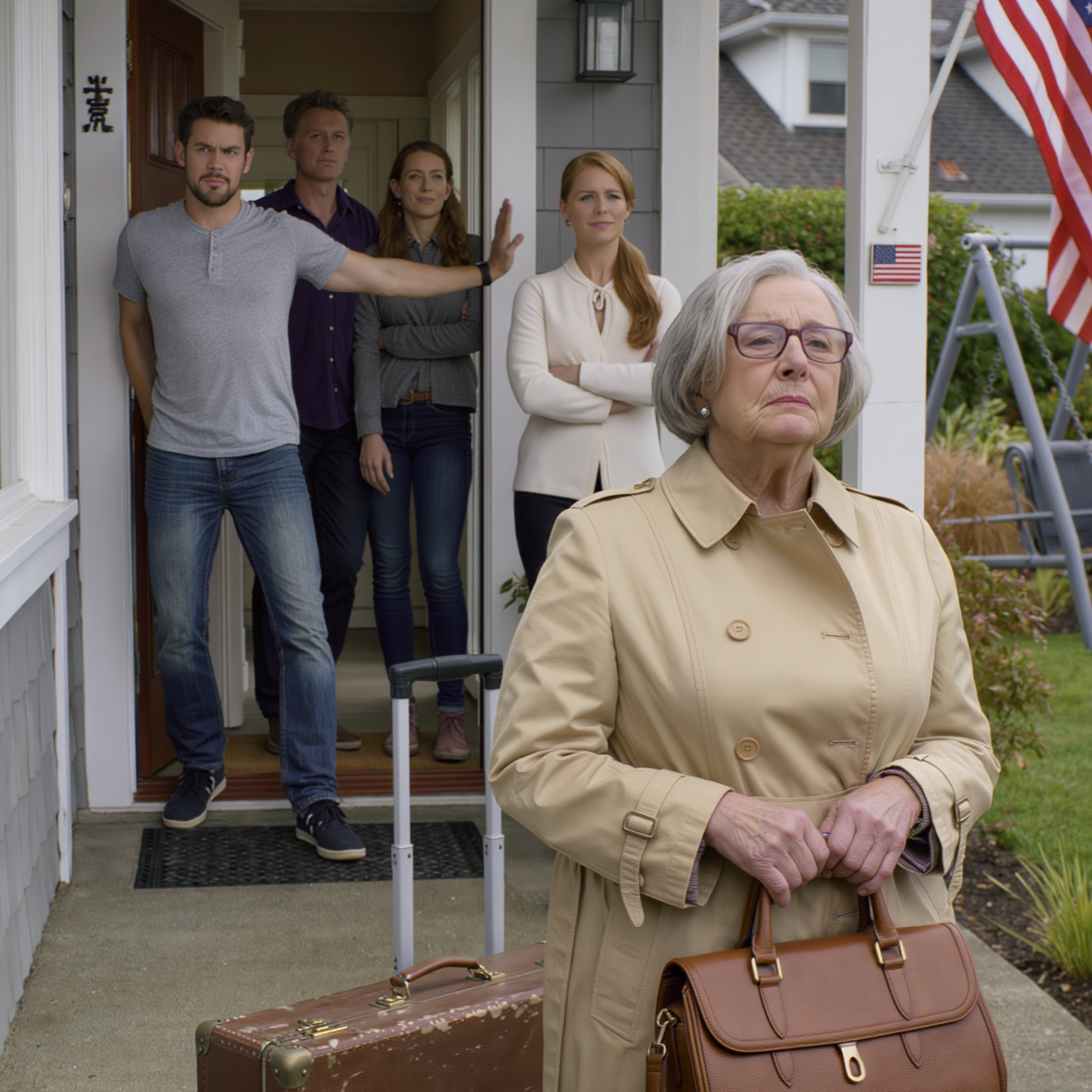 I Flew to Visit My Son Without Warning, but He Coldly Said, “Who Invited You? Go Home” — I Quietly Left and Did Something That Sent the Whole Family into a Panic by the Next Morning