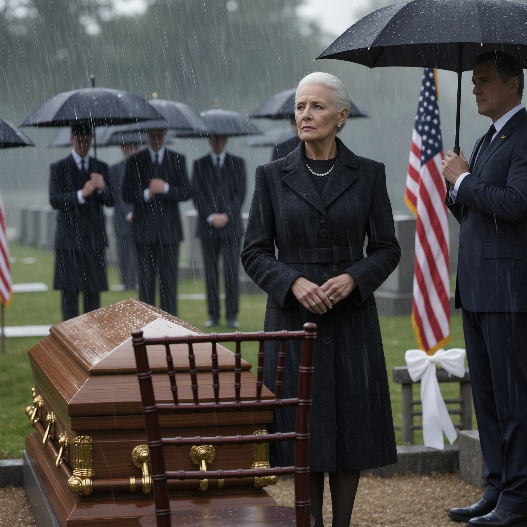 On the Day of My Husband’s Funeral, My Son Chose to Attend His Wife’s Birthday Party Instead — I Stood Beside the Casket in the Chicago Rain and Understood, Maybe for the First Time, That My Son Was Dead to Me Too.