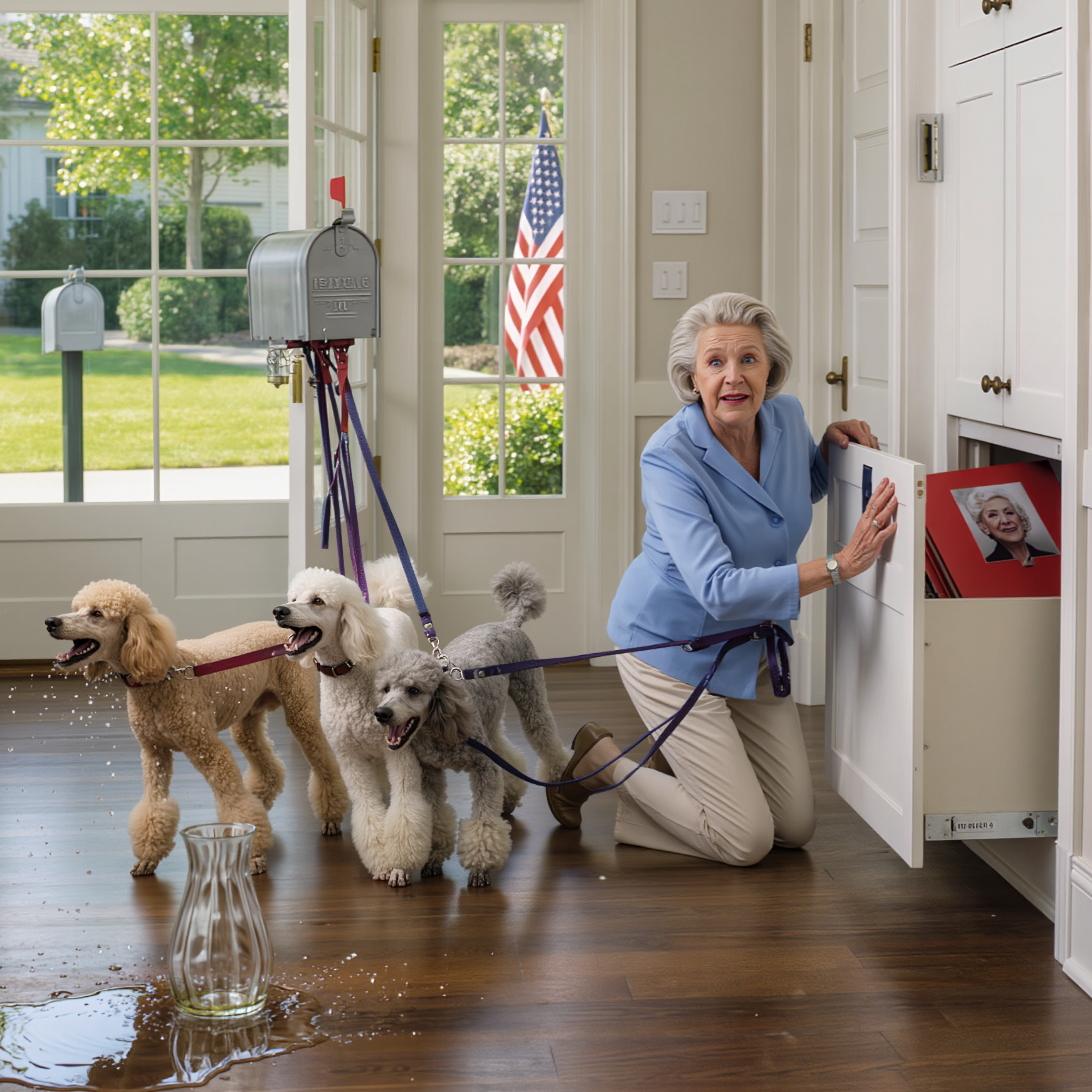 My Son Left Me to Watch His Dogs While He and His Wife Went on a Luxury Trip, but They Forgot a Red Folder in the Office. Inside, I Found a File with My Name and Photo — It Wasn't a Will, It Was a Sales Pitch for My Own Life.