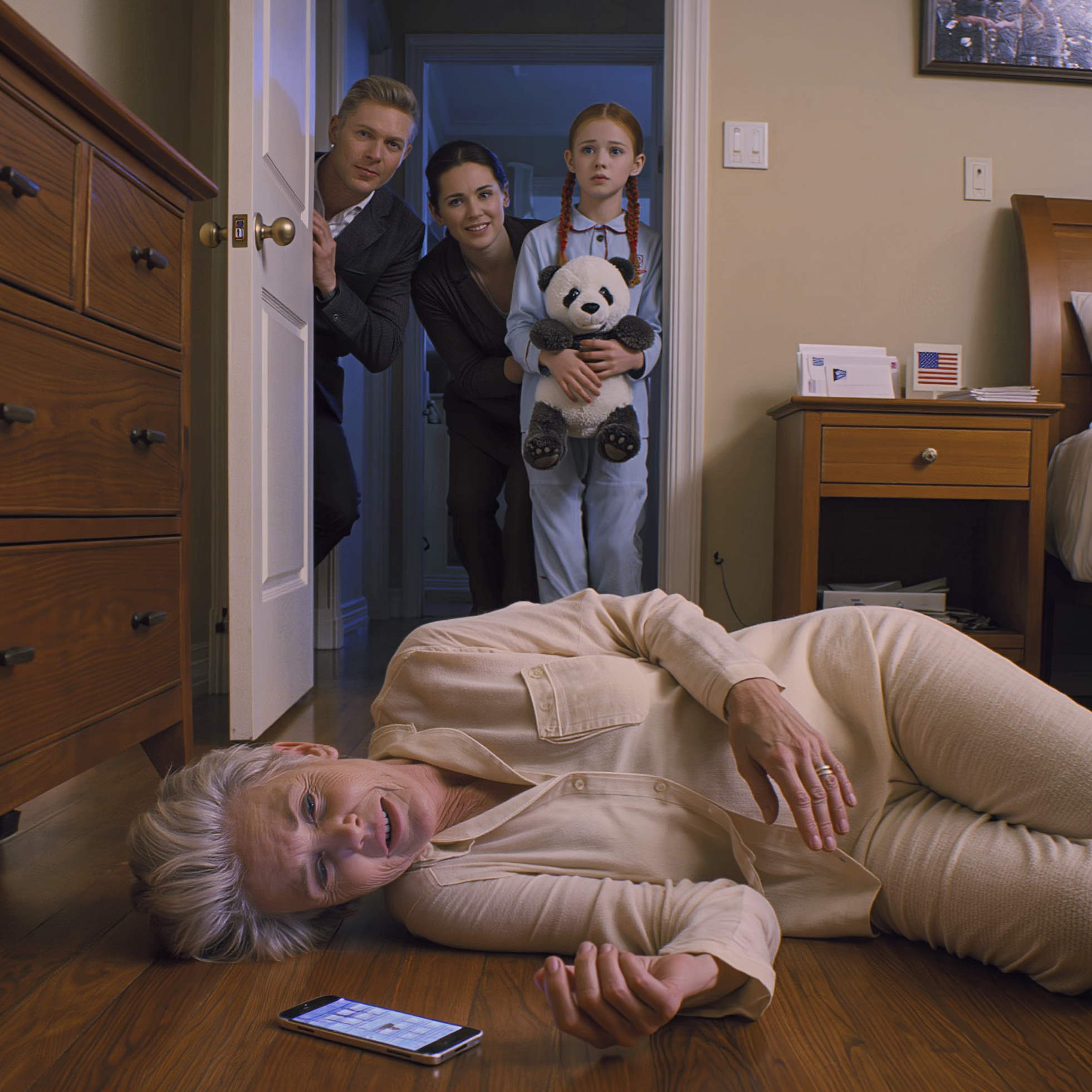 I’m 79 Years Old and at Three in the Morning, I Fell in My Living Room So Hard I Thought My Bones Had Turned to Dust. From My Son’s Bedroom, I Heard a Laugh and My Daughter-in-Law Whispered: “Finally! Don’t Go Out There, Let Nature Take Its Course.” — I Didn’t Die. Instead, I Crawled to My Secret Safe and Changed Everything.