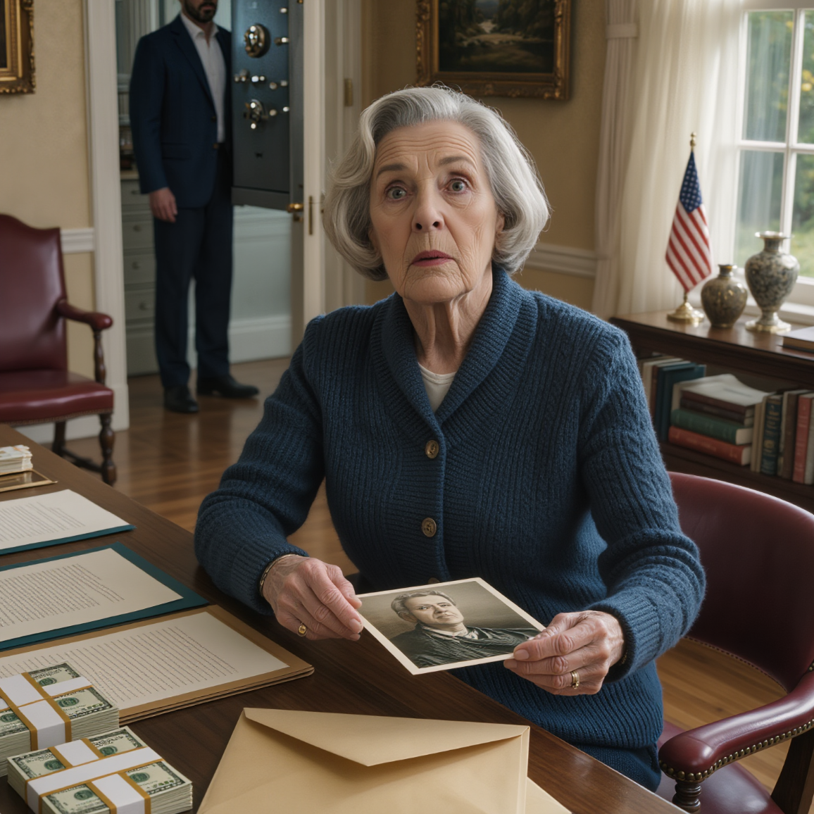 After My Husband Passed Away, I Decided to Open His Old Safe, and Inside Was $500,000 in Cash and a Stack of Documents. But When I Saw the Third Item—A Cold, Creeping Fear Washed Over Me: It Was a Second Passport with His Photo, but a Name I Had Never Heard Before—And a Death Certificate for Me Dated Two Years Ago.