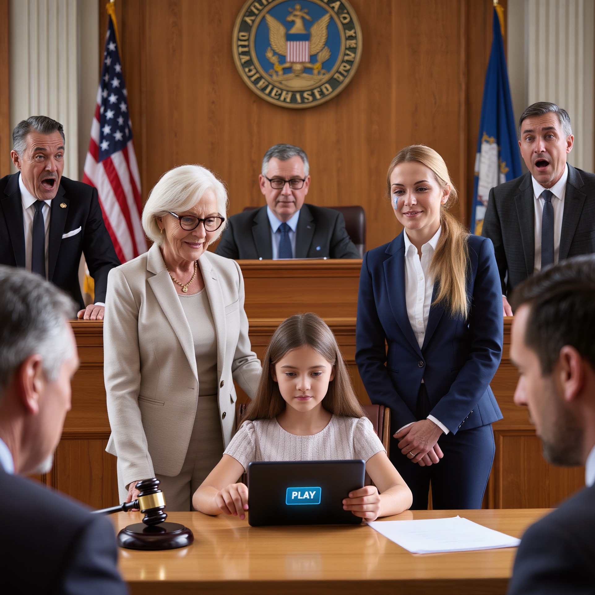 At My Divorce Hearing, My 12-Year-Old Granddaughter Asked the Judge: “May I Show You Something My Grandmother Doesn’t Know About?” The Judge Nodded. When the Recording Started, My Husband’s Smug Smile Vanished—It Wasn’t Just Evidence of an Affair; It Was the Blueprint of the $15 Million Fraud He Had Used to Keep Me in Poverty for 30 Years.