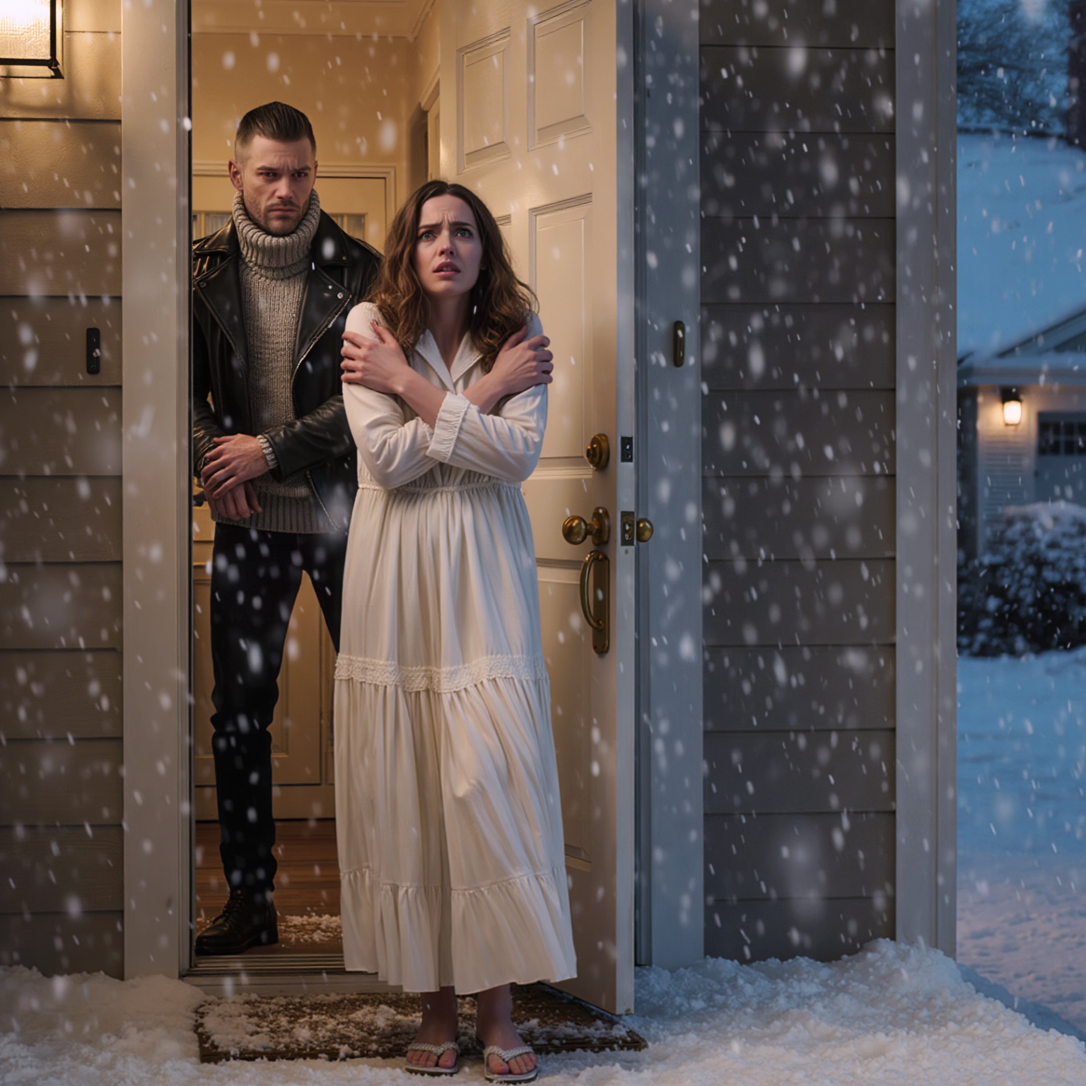 “Walk Back to Your Folks, Hope You Don’t Freeze to Death!” My Husband Screamed, Locking Me Out in the Street in the Dead of Winter Wearing Nothing but a Thin Nightgown. He Had No Idea That the $1.5 Million Townhome He Just “Claimed” Was Actually the Property of My Father’s Real Estate Firm—And I Was About to Have the Entire Building Condemned While He Was Still Inside.