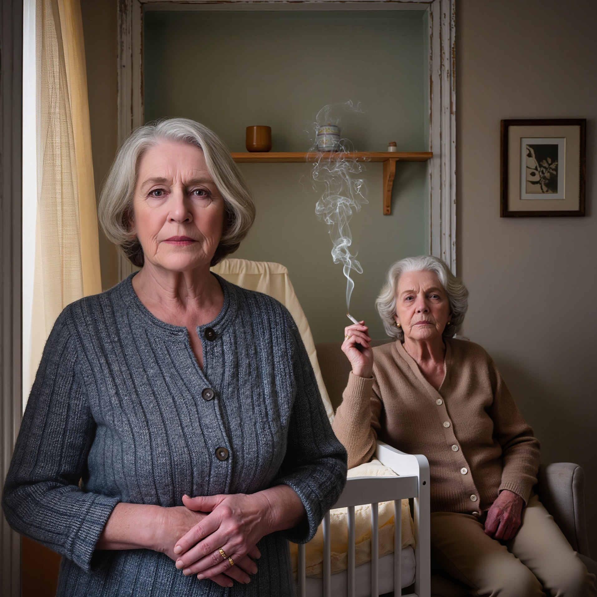 I Politely Asked My Daughter’s Mother-in-Law Not to Smoke Near My Newborn Grandson. She Screamed: “You Smell Worse Than Cigarette Smoke, You Filthy Old Hag!” and Spat in My Face. She Thought She Was the Queen of the Family Because She "Owned" the Venue Where My Granddaughter Was Being Christened—But She Didn’t Realize I Was the Anonymous Benefactor Who Had Paid Off Her $400k Mortgage Two Years Ago, and I Was About to Foreclose on Her Arrogance.